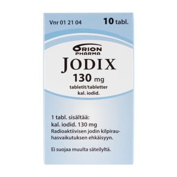 JODIX tabletti 130 mg 10 kpl