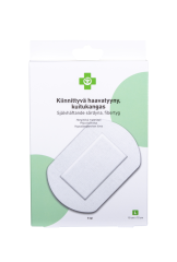 APTEEKKI Kiinnittyvä haavatyyny L 10 cm x 15 cm 5 kpl/rasia