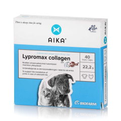 AIKA Lypromax collagen koirille 40 kaps