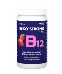 Beko Strong B12 1 mg mansikka 150 purutabl