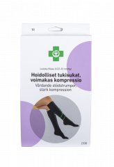 Apteekki hoid tukisukat voim kompr XL (lk. II) musta 1 pari